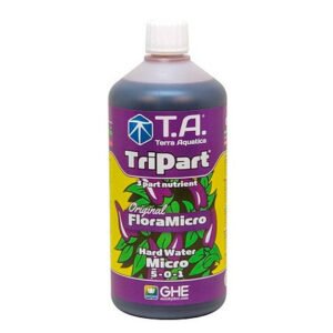 Tripart Micro Agua Dura cultivo de cannabis.