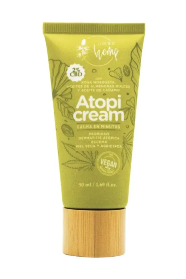 ATOPICREAM – Bálsamo para la psoriasis/eccemas LIVE BIO HEMP