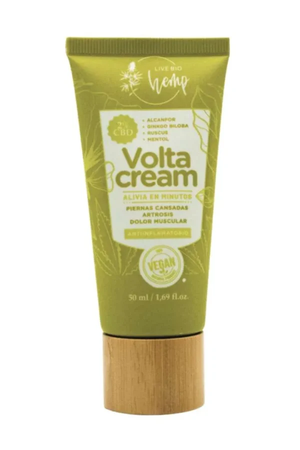 VOLTACREAM CBD – Crema para el dolor LIVE BIO HEMP