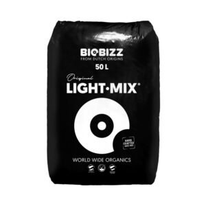 Saco de Biobizz Light·Mix 50L, sustrato orgánico ligero y aireado ideal para esquejes, semillas y plantas jóvenes.