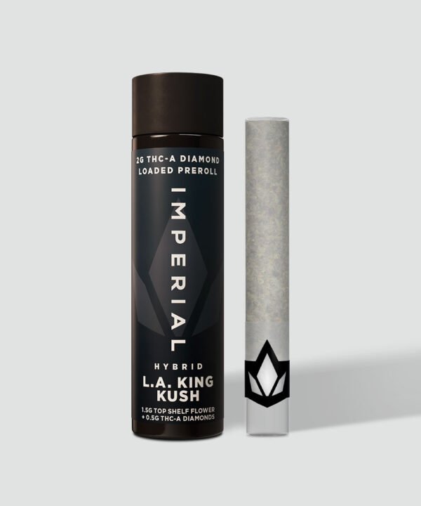 IMPERIAL CBG9 INFUSED 2GR PREROLL-L.A KING KUSH