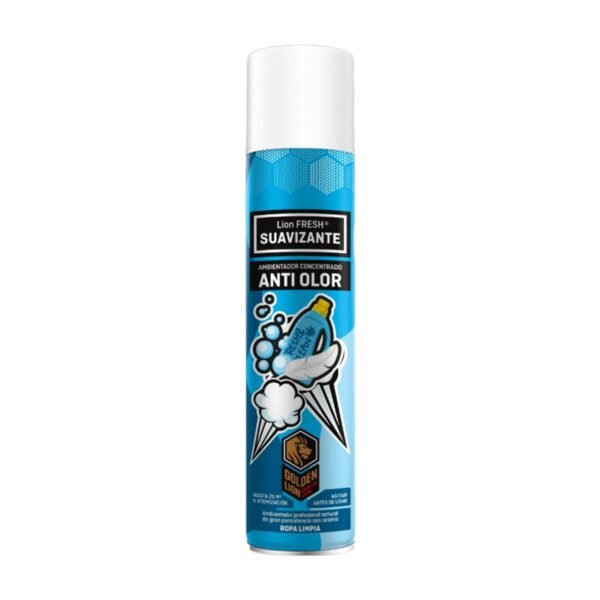 Spray Ambientador Golden Lion, neutralizador de olores potente con aroma intenso y duradero.